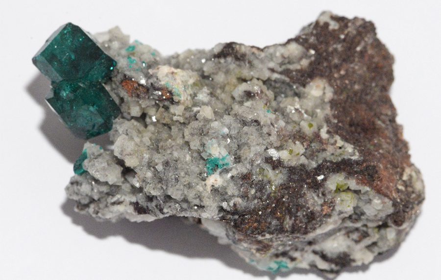 Dioptase Crystals from Namibia